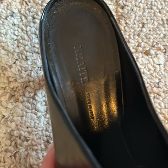 KHAITE Watts Patent Sandal Black Size 38.5 - Picture 5 of 7